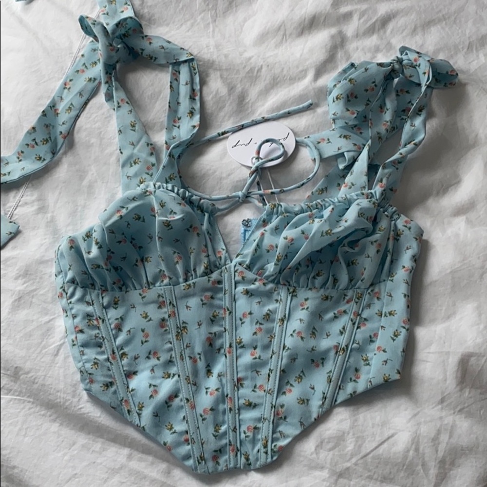Floral corset